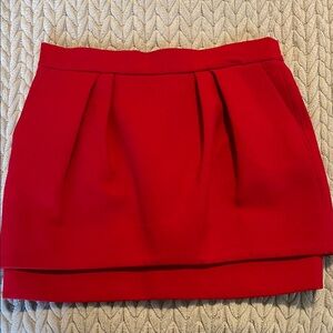 Maje Red Skirt